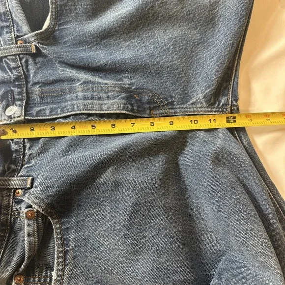 Levis Jeans Mens 36x34 (35x34) Dark Blue 517 Boot Cut All Cotton Denim - Picture 7 of 14